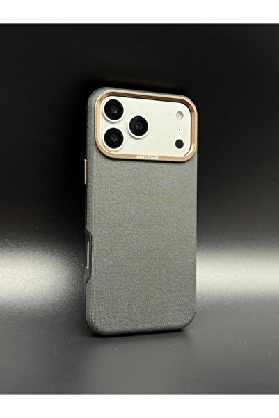 GENERAL MOCOME Premium Woven Fiber Case with Metallic Camera Protection for i...