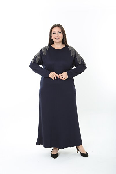 XL Modam Women's Stone-Embellished Plus Size Dress