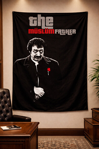 Vagonik Müslüm Baba Wall Covering Rug Si Quality Fabric