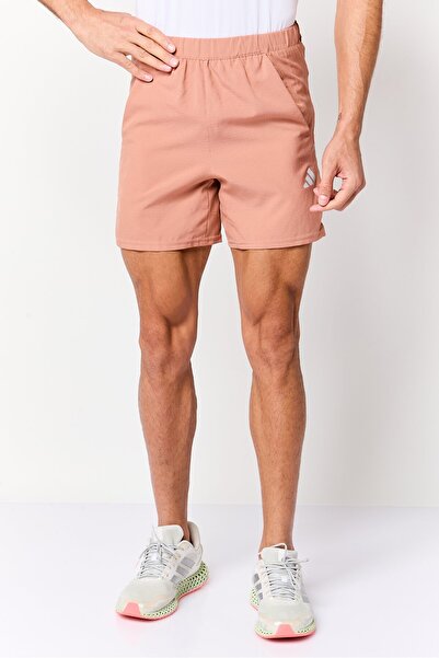 adidas شورت رياضي رجالي للجري بطول 5 بوصات، لون خوخي
