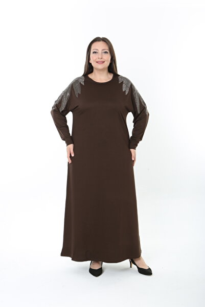 XL Modam Women's Stone-Embellished Plus Size Dress