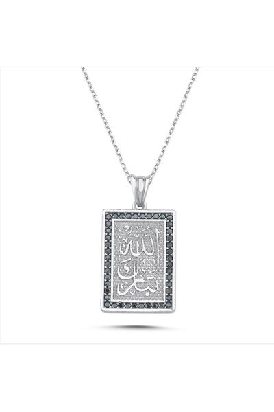 LA MİA FELİCİTA GÜMÜŞ ALLAH YAZILI KOLYE