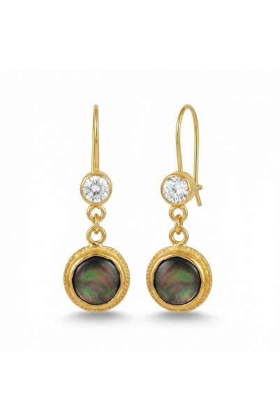 makeitbylove Sultan El Yapımı ve Beyaz Topaz Küpe- Antik Roma - Saflık Sembol...