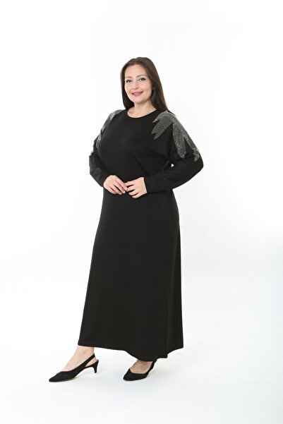 XL Modam Women's Stone-Embellished Plus Size Dress