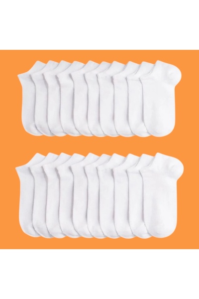 Çorap Kurdu 20 Pairs Economical Package Unisex Short Booties Socks Set