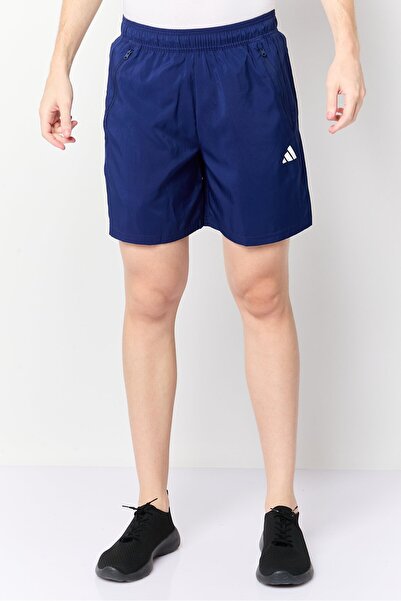 adidas Men Sportswear Fit Drawstring Training 5 Inseam Shorts, Dark Blue