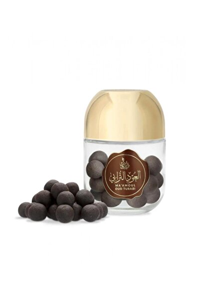 Al Rehab perfumes Oud Al-Turabi Maamoul, 200 grams, black in color.