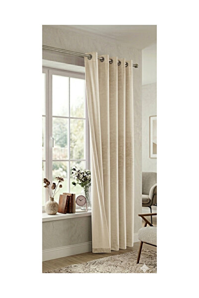 Truva Home VelvetLux Drapery Curtain 140x270 cm, Elegant Premium Velvet Drape...