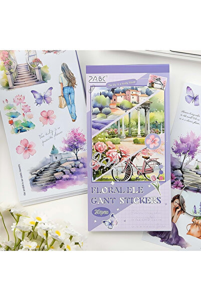 Kolbi Craft 2 Sheets Transparent Sticker Bullet Journal Scrapbook Laptop Aest...