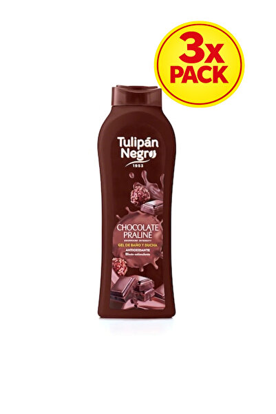 Tulipan Negro 3x PACK Gel de Dus Praline de Ciocolata 650 ml