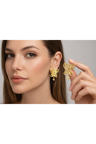 MRK Innocence Museum Füsun Earrings Large 4 cm Butterfly Füsun Earrings