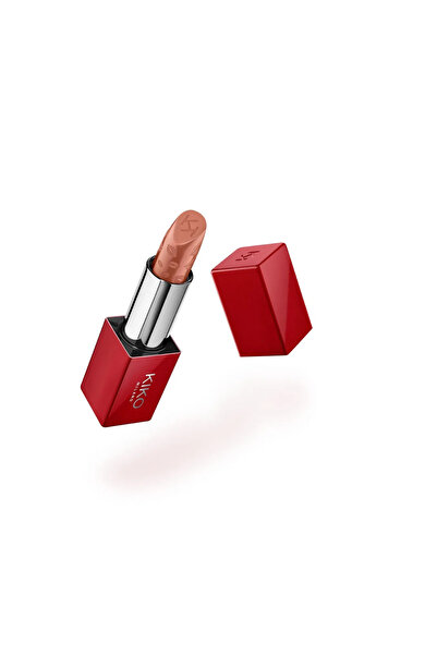 Kiko Flirt Alert Heartstopper Shiny Lipstick 01 No Filter Nude