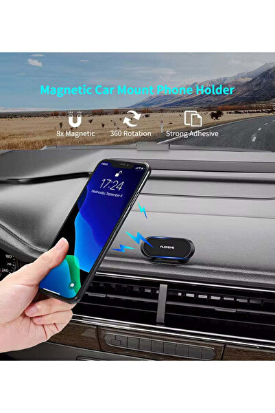NO BRAND Suport magnetic pentru telefon auto Floveme, rotație 360°, montare p...