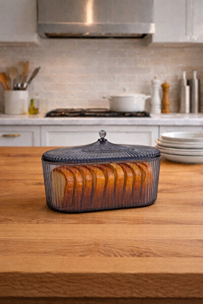 Padilon Bread Storage Box Transparent Design Bread Presentation Container Cou...