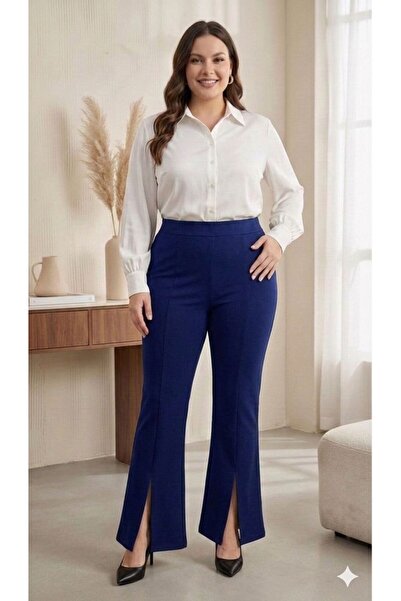Vinola Plus size zara Crepe high quality comfortable cut pants