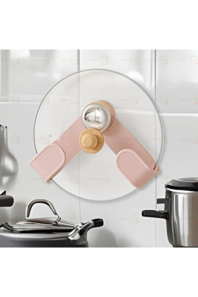 MAİN SHOP Suport de depozitare pentru capace de oale cu ventuze și suporturi ...