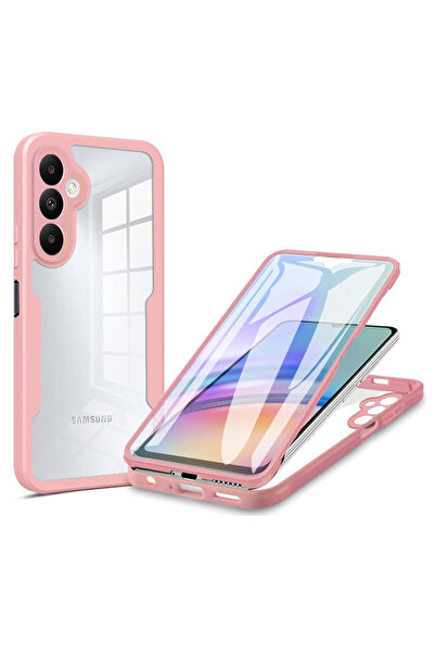 OEM 360° Protection Case (Front + Back) for Samsung Galaxy A05s, Pink Edges –...
