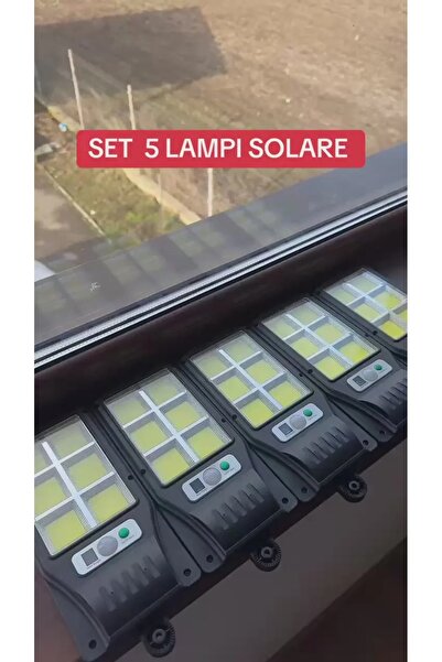 Jortan Set of 5 x Solar LED Floodlight with Motion Sensor