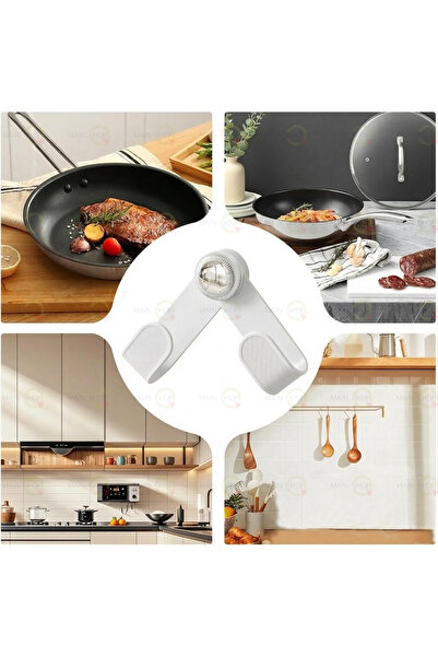 MAİN SHOP 1 Piece Pot Lid Organizer Pan Lid Storage Holder Multi-Purpose Hang...