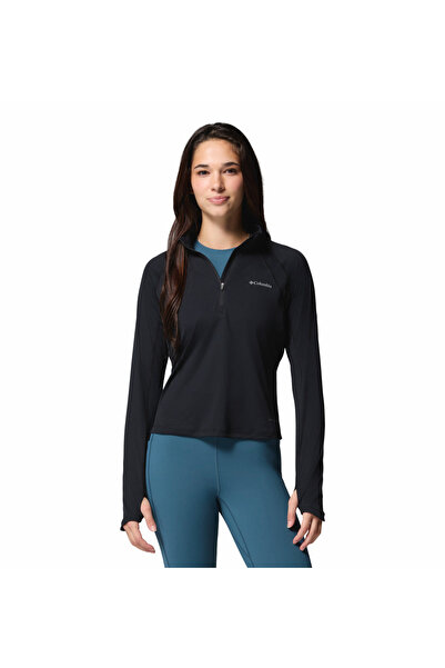 Columbia Stealth Spring Yarım Fermuarlı Kadın Teknik Uzun Kollu T-Shirt