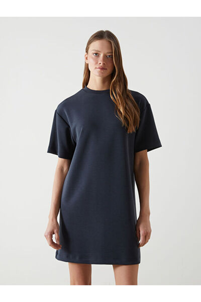 LC Waikiki Rmz Gi̇yi̇m Farkiyla Zero Roba Collar Women's Mini Dress