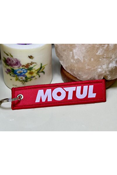 anahtarlık evreni Motul Start Your Engine Woven Fabric Keychain