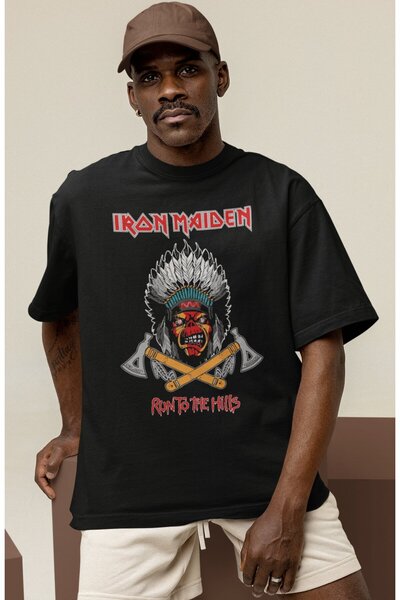 SEVBANO Design Iron Maiden Run to the Hills Rock Metal Music Band Printed Uni...