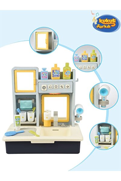 Empressco Kukuli Şarkılı Eğitici Modern Lavabo Banyo Seti