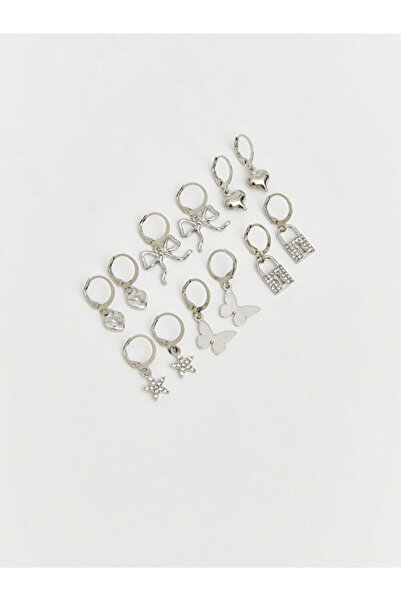 LC Waikiki Rmz Gi̇yi̇m Farkiyla Women's Earring Set of 6