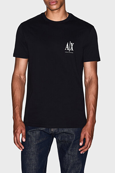 Armani Exchange 100% Βαμβάκι Regular Fit Crew Neck T-shirt Ανδρικό T-shirt XM...