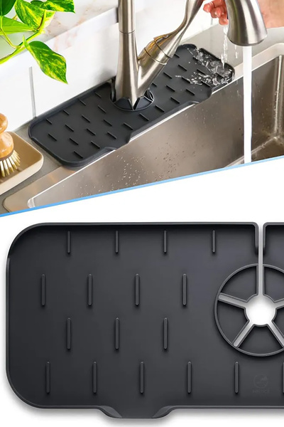 Empressco Su Tutucu Musluk Matı - Mutfak ve Banyo Için Koruyucu Lavabo, Muslu...