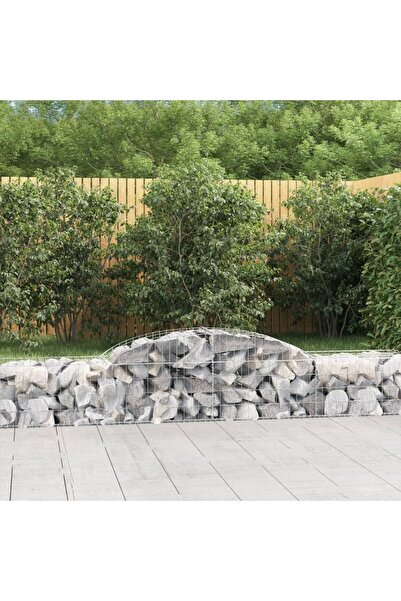 Concept Coșuri gabion arcuite, 10 buc., 300x50x40/60cm, fier galvanizat