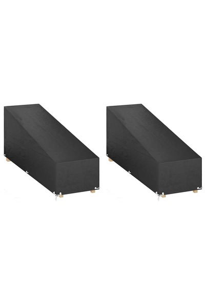 Concept Huse șezlong, 2 buc, 12 ocheți, 200x65x35/60 cm, polietilenă