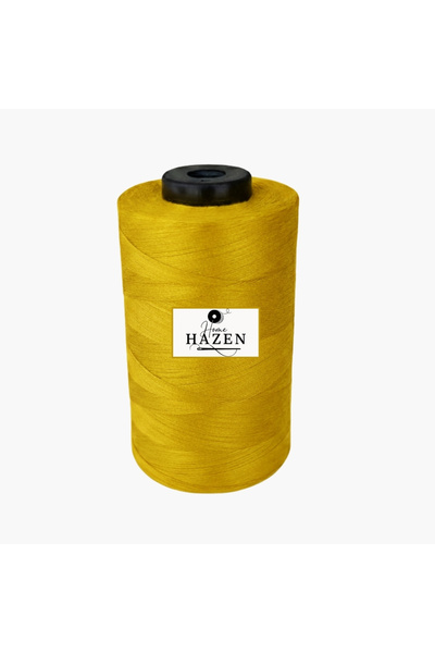 Hazen Home Yellow Color 120 Number Sewing Thread 5000 Meters