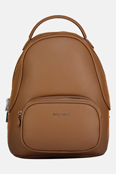 Kathy Ireland Women Brand Logo Mini Backpack, Brown