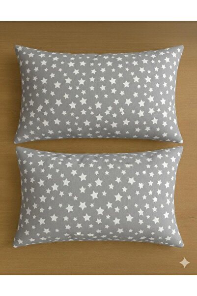 Belsina Home Organik Pamuklu | Desenli | Fermuarlı | 2 Adet Yastık Kılıfı | 5...