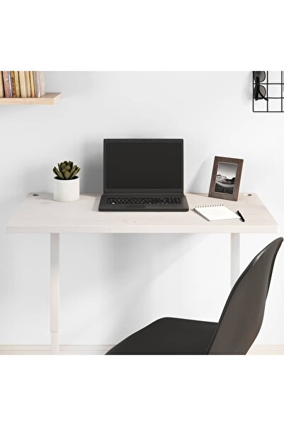 Concept Blat de birou, alb, 80x40x2,5 cm, lemn masiv de pin