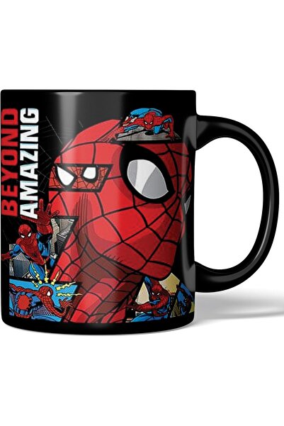 MECKSA Spider-Man Marvel Black Mug by Beyond Amazing