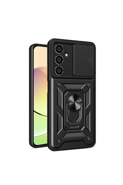 cepmoda حافظة سامسونج جالاكسي "A15 (4G)" ذات الطبقة المزدوجة - حلقة، حامل، غط...