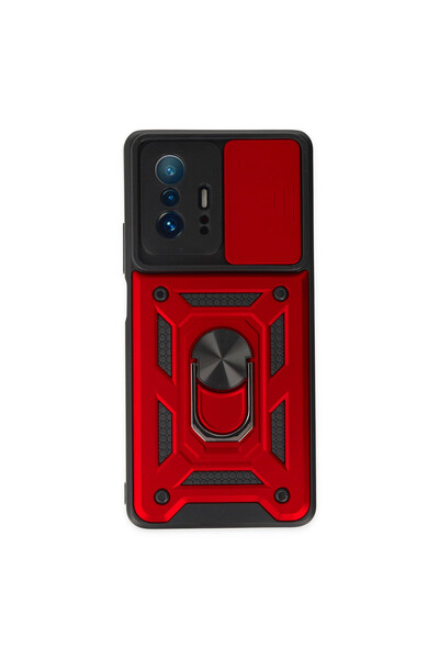 cepmoda حافظة Mi "11T / 11T PRO" ذات الطبقة المزدوجة - مع حلقة، وحامل، وغطاء ...