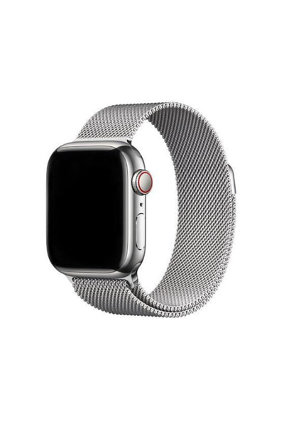 OEM Curea Milanese Apple Watch - Silver, Series 1, 2, 3 (42mm), Series 4, 5, ...
