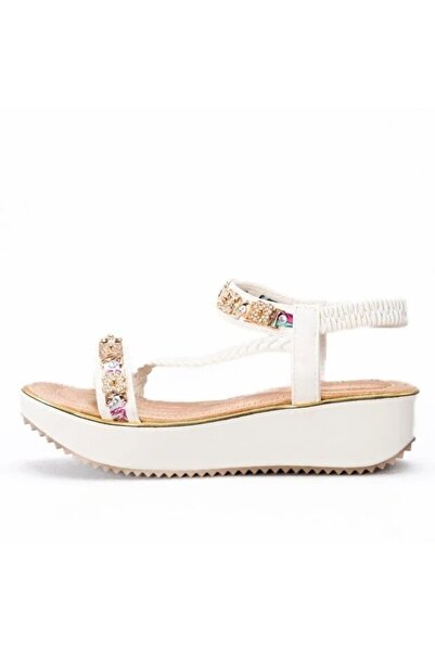 Guja 24Y121-5 Beyaz Kadın Sandalet