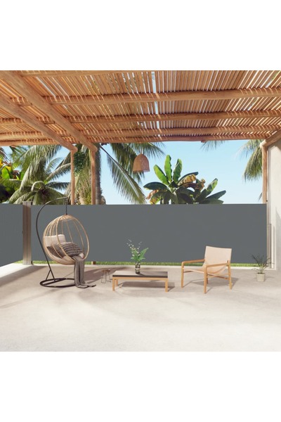 Concept Copertină laterală retractabilă, antracit, 160x1000 cm