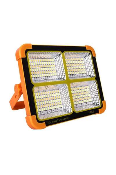 Generic KEYANG Rechargeable LED Flood Light with Solar & USB Charging