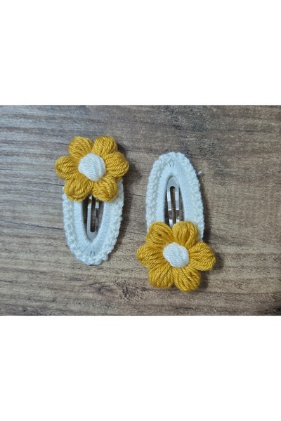 Zelayn Σετ 2 οβάλ μεταλλικών κουμπωμάτων με χειροποίητη πλέξη και αφράτη πόρπ...