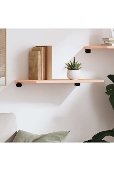 Concept Poliță de perete, 60x30x2 cm, lemn masiv de stejar netratat