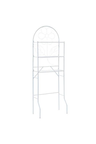 Concept Etajeră de toaletă, alb, 60x33x174 cm