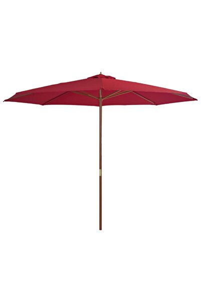 Concept Ομπρέλα εξωτερικού χώρου με ξύλινο κοντάρι, κερασιά, 350 εκ.