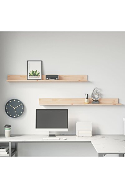 Concept Rafturi de perete, 2 buc., 110x11x9 cm, lemn masiv de pin