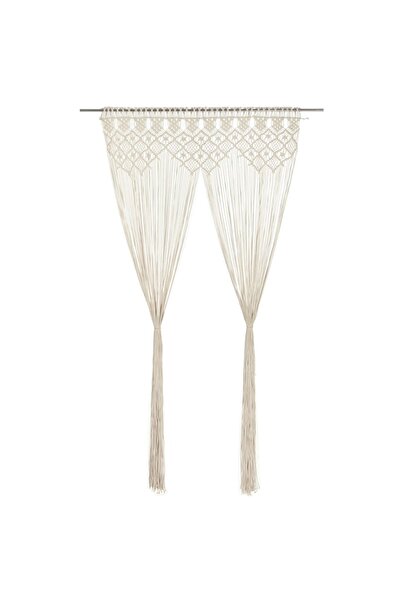 Concept Κουρτίνα μακραμέ, 140 x 240 εκ., Βαμβάκι